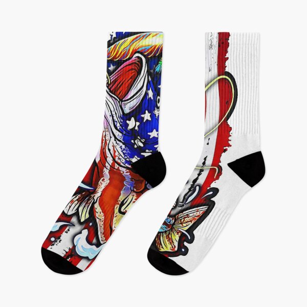 Item preview, Bass Fishing American Flag 4th of July Gft For Fisherman  designed and sold by VISIONSTURME.