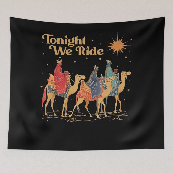 Item preview, 3 Wise Men Tonight We Ride Christmas Nativity Humor designed and sold by cruddenstroud23.