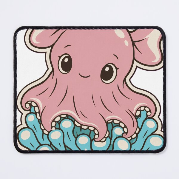 Item preview, Dumbo Octopus Sticker | Cute Deep Sea Kawaii Octopus Die Cut designed and sold by StickyGuys.