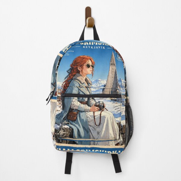 Item preview, Iceland — Hallgrímskirkja — A Dreamy Winter Morning Beneath Nordic Light designed and sold by DibujandoPorfa.