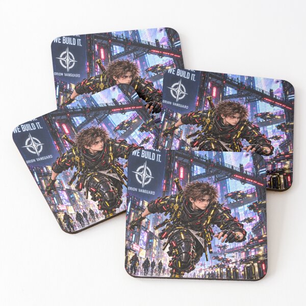 Item preview, Danix Cyberpunk Night Leap Poster Design designed and sold by Kenzie & Co.