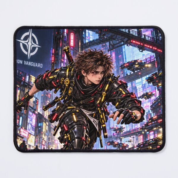 Item preview, Danix Cyberpunk Night Leap Poster Design designed and sold by Kenzie & Co.