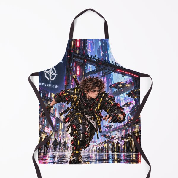 Item preview, Danix Cyberpunk Night Leap Poster Design designed and sold by Kenzie & Co.