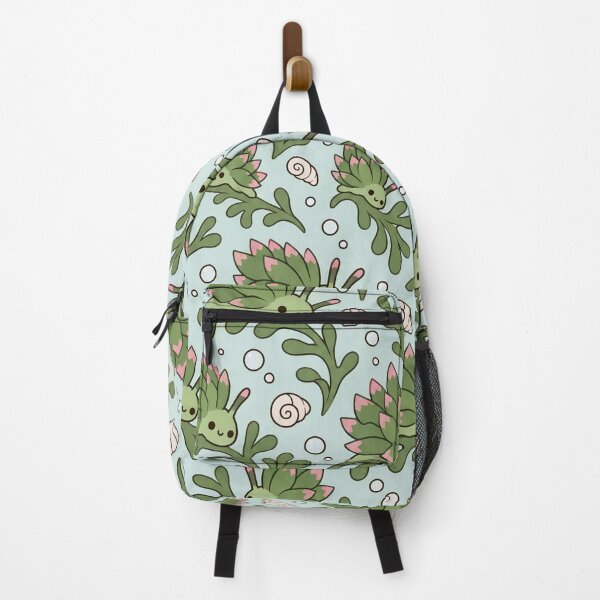 Item preview, Leaf Sheep Sea Slug Seamless Pattern | Cute Kawaii Ocean Creature Repeat designed and sold by StickyGuys.