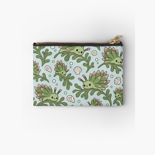 Item preview, Leaf Sheep Sea Slug Seamless Pattern | Cute Kawaii Ocean Creature Repeat designed and sold by StickyGuys.