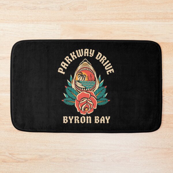 Item preview, Parkway Drive Byron Bay Shark Rose Sunset Vibe designed and sold by sil-gen-rove.