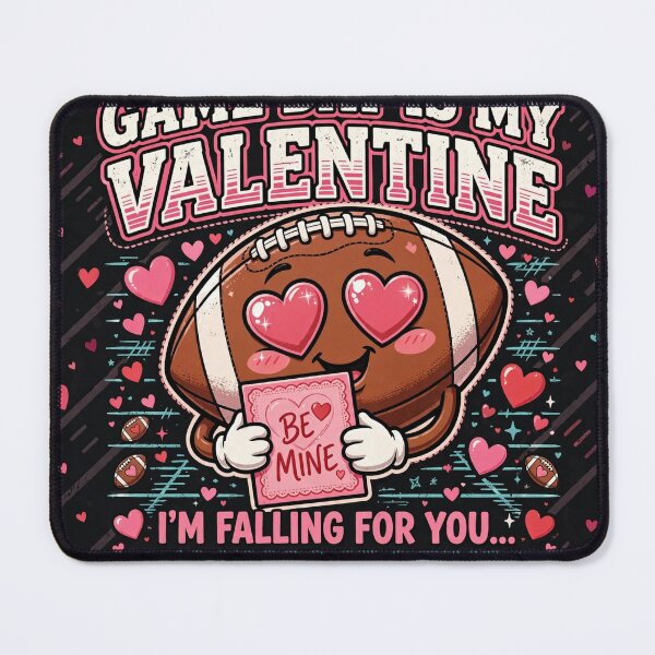 Item preview, Game Day Is My Valentine Funny Football Shirt designed and sold by HeisBarryy.