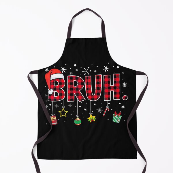 Item preview, Bruh Funny Christmas Red Plaid Holiday Humor designed and sold by cruddenstroud23.