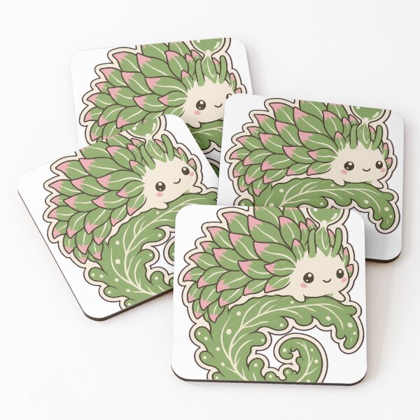 Item preview, Leaf Sheep Sea Slug Sticker | Cute Kawaii Ocean Creature Die Cut designed and sold by StickyGuys.