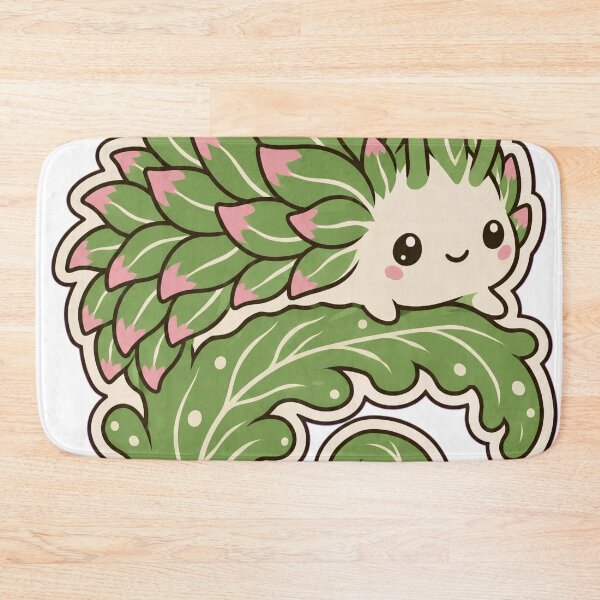 Item preview, Leaf Sheep Sea Slug Sticker | Cute Kawaii Ocean Creature Die Cut designed and sold by StickyGuys.