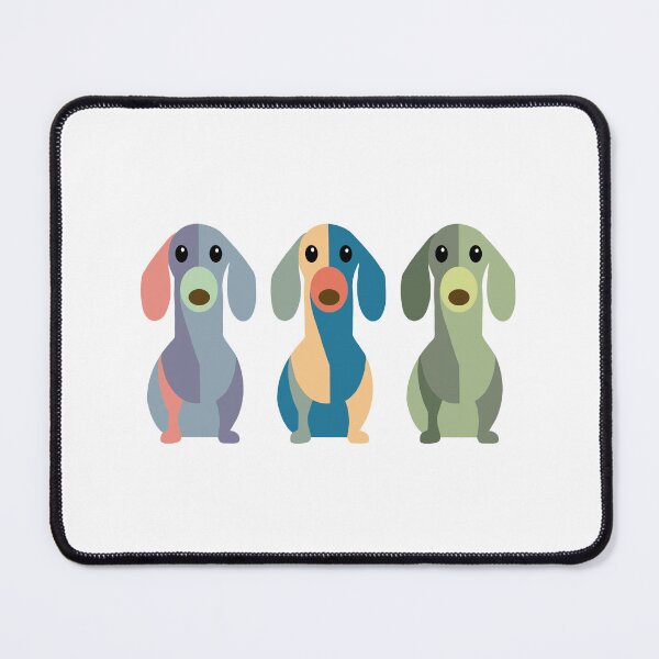 Item preview, colorful dachshunds designed and sold by CarolinasDsgns.