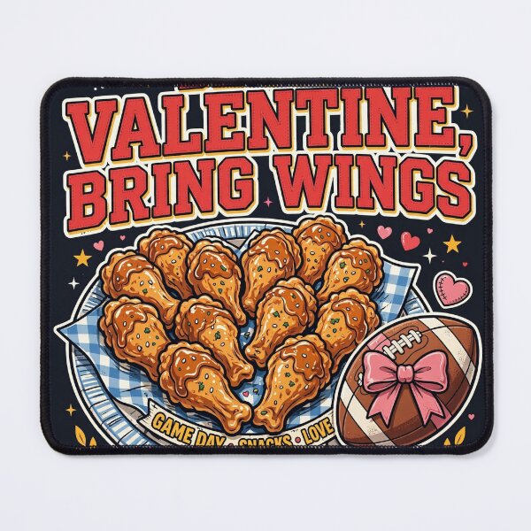 Item preview, Be My Valentine Bring Wings Funny Football Shirt designed and sold by HeisBarryy.