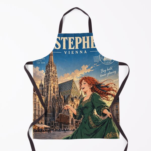 Item preview, Austria — St. Stephen's Cathedral — An Elegant Evening of Laughter in Vienna designed and sold by DibujandoPorfa.