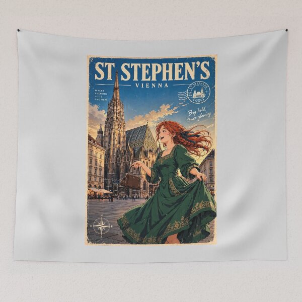 Item preview, Austria — St. Stephen's Cathedral — An Elegant Evening of Laughter in Vienna designed and sold by DibujandoPorfa.