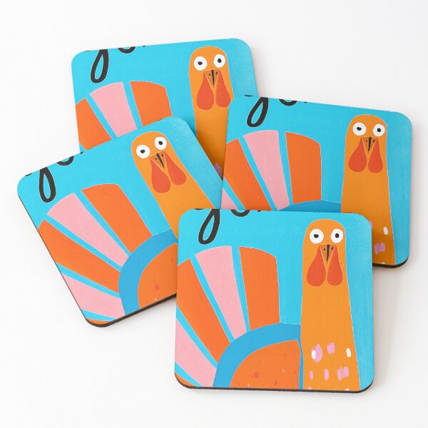 Item preview, Gobble Up the Thanksgiving Spirit with a Colorful Cartoon Turkey and Playful Holiday Humor designed and sold by OlfactoART Studio.