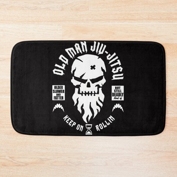 Item preview, Old Man Jiu-Jitsu Skull Keep On Rollin designed and sold by mac-lux.