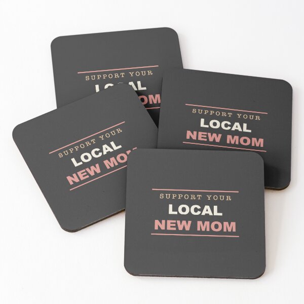 Item preview, Support Your Local New Mom - New Mom designed and sold by RetroThreadWorks.