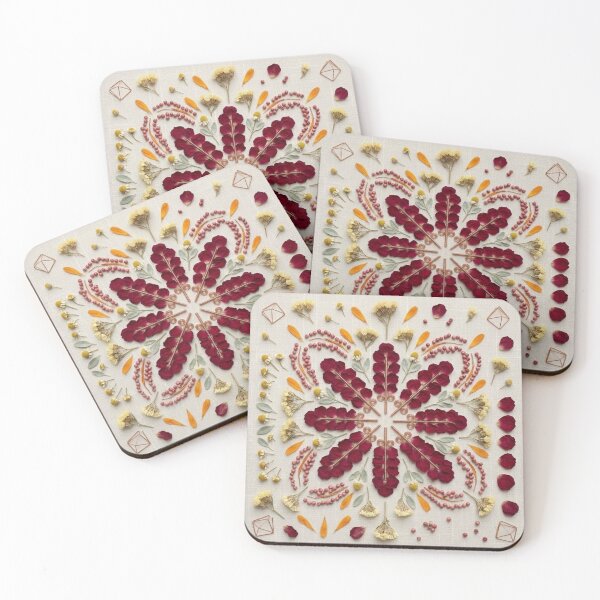 Item preview, Crimson Blossom Mandalas designed and sold by KingsArtworx 2.