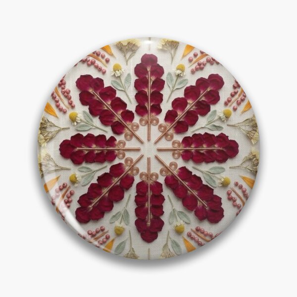 Item preview, Crimson Blossom Mandalas designed and sold by KingsArtworx 2.