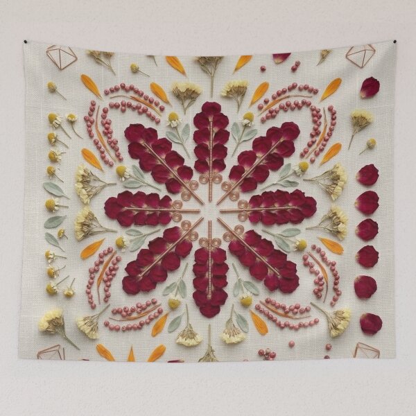 Item preview, Crimson Blossom Mandalas designed and sold by KingsArtworx 2.