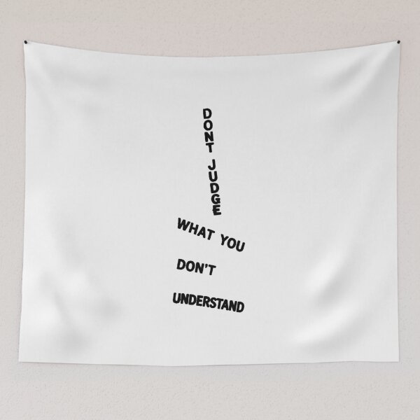 Item preview, Dont Judge What You Dont Understand; designed and sold by StickerApe.