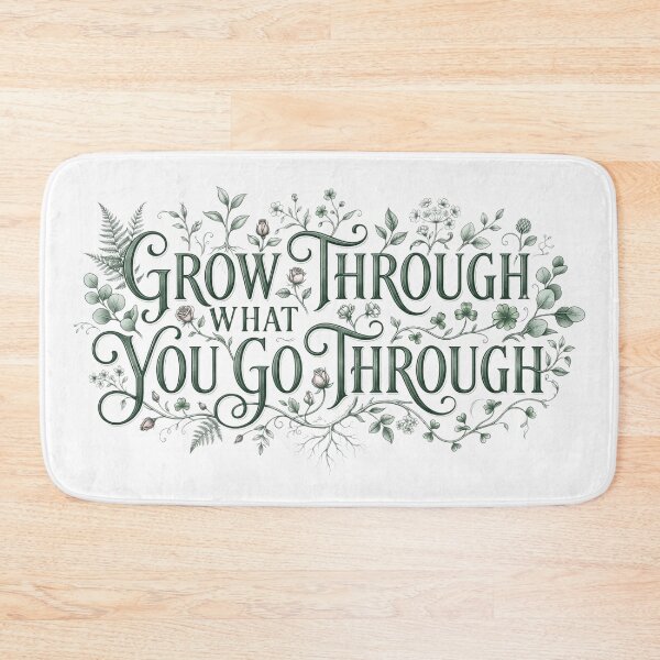Item preview, Grow Through What You Go Through - Inspirational Design designed and sold by larbimalki.
