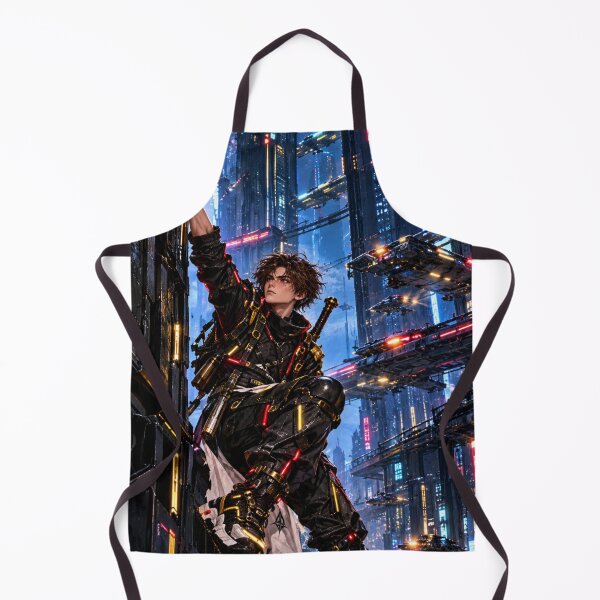 Item preview, Danix Cyberpunk Wall Climb Poster Design designed and sold by Kenzie & Co.
