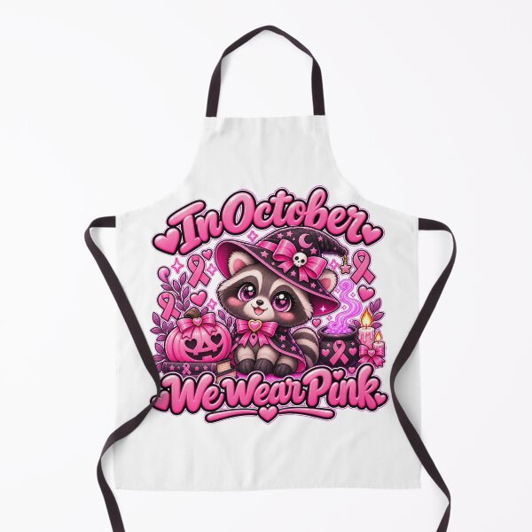 Item preview, Cute Raccoon Warrior Breast Cancer Design designed and sold by QuiteOrbit.
