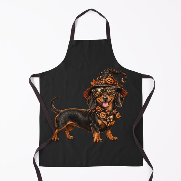Item preview, Dachshund Witch Halloween Sunglasses Art – Cute Weiner Dog Sticker Print designed and sold by MagicMakerPh.