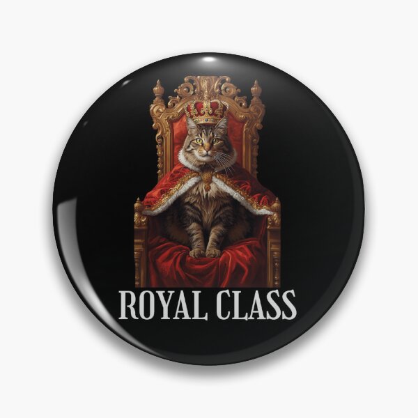 Item preview, Royal Cat Emperor Bow To The King Vintage Tabby Art designed and sold by Gameshalah's Designs Hub.
