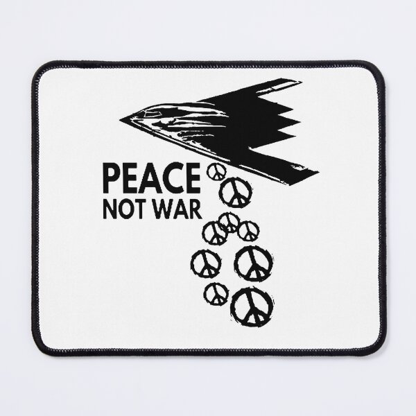 Item preview, Peace not War; B2 Spirit throwing Peace signs; designed and sold by StickerApe.
