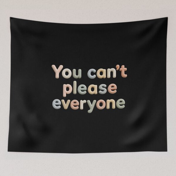 Item preview, You Can't Please Everyone Quote – Self Love & Positive Mindset Typography Design designed and sold by ManggaeJM.