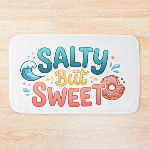 Item preview, Salty But Sweet Typography With A - Playful Design designed and sold by larbimalki.