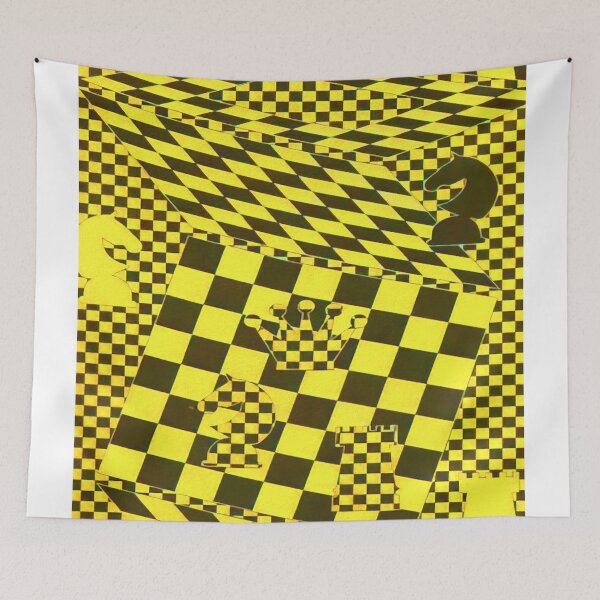 Item preview, The chess board designed and sold by NeonCanvasDream.