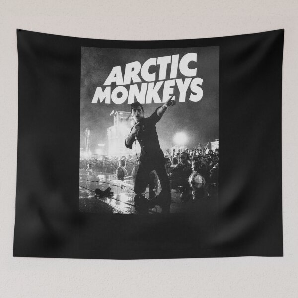 Item preview, Live Concert Arctic Monkey Black and White Rock Poster designed and sold by feralgakumso.