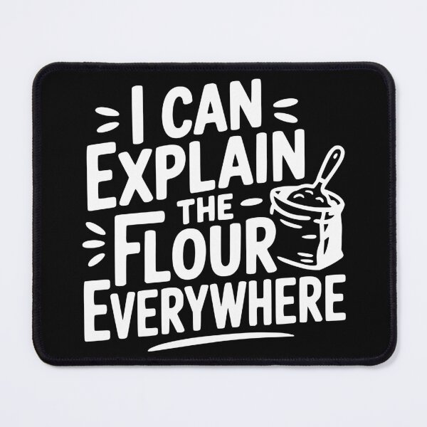 Item preview, I Can Explain the Flour Everywhere designed and sold by theartfulaspie.