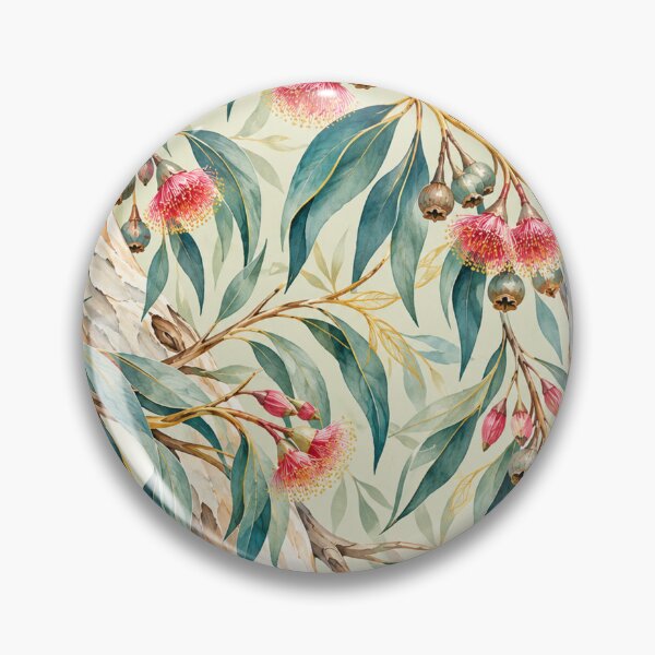 Item preview, Eucalyptus Tree and Blossom Offset Pattern designed and sold by TheMethod.
