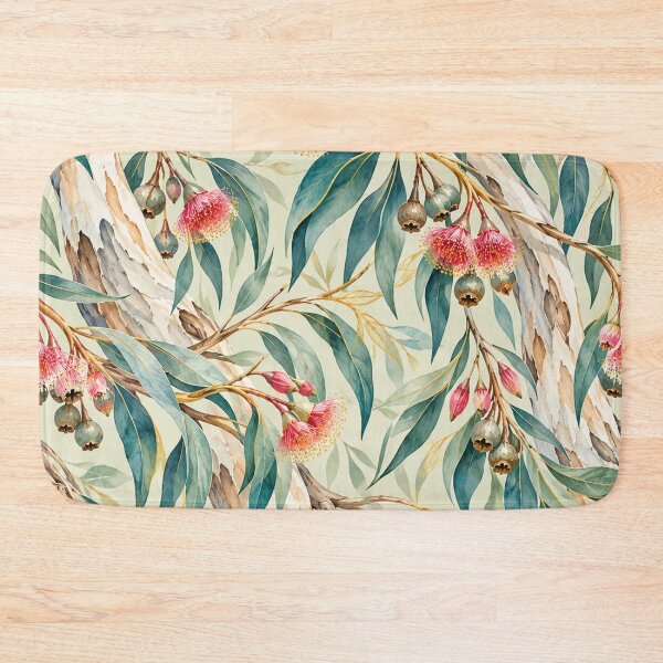 Item preview, Eucalyptus Tree and Blossom Offset Pattern designed and sold by TheMethod.