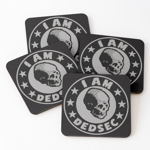 Item preview, I AM DEDSEC Emblem Skull Cyberpunk  designed and sold by Pincel-Rebelde.