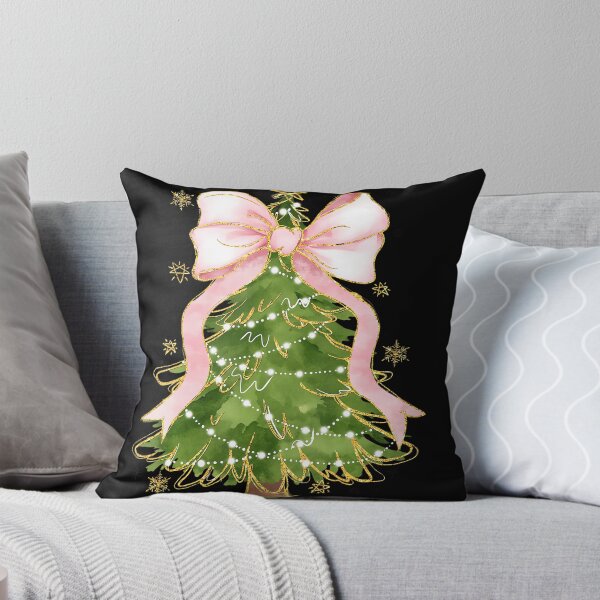 Item preview, Coquette Bow Christmas Tree Girly Holiday Style designed and sold by cruddenstroud23.