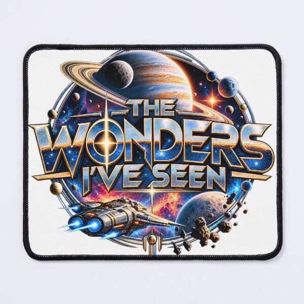 Item preview, The Wonders I've Seen Sci-Fi Logo Design designed and sold by Moviebuff91.