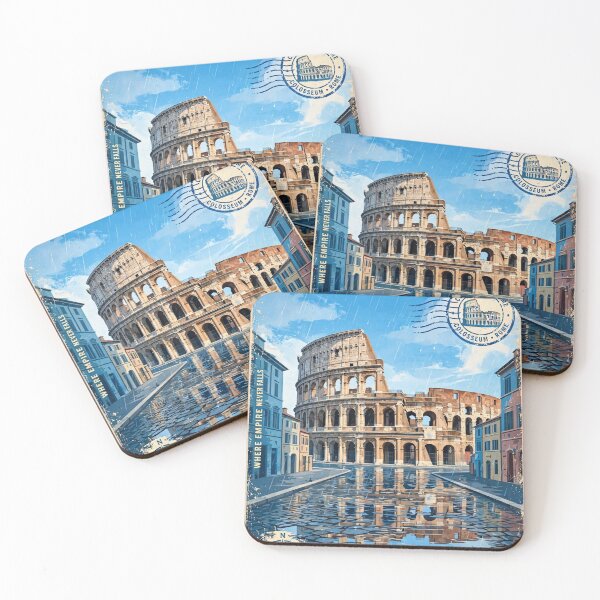 Item preview, Italy – Colosseum Rome Vintage Travel | Ancient Empire & Timeless Architecture designed and sold by DibujandoPorfa.
