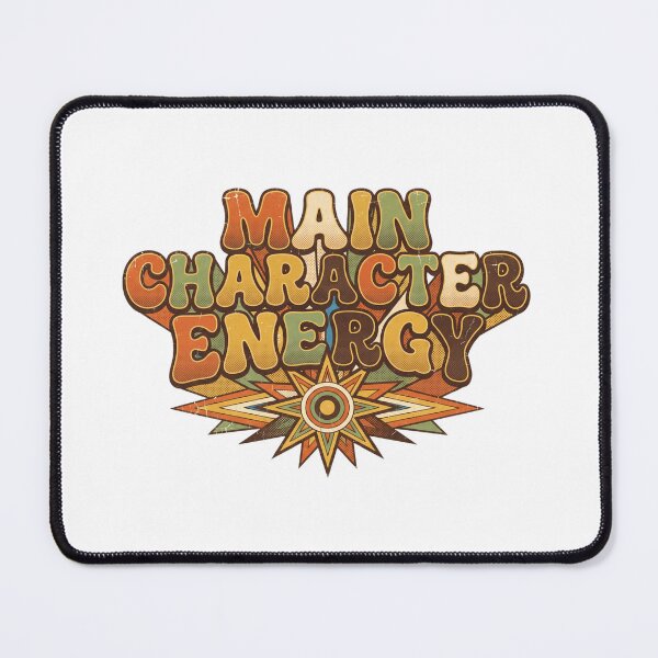 Item preview, Main Character Energy Bold Retro Typography - Retro Design designed and sold by larbimalki.