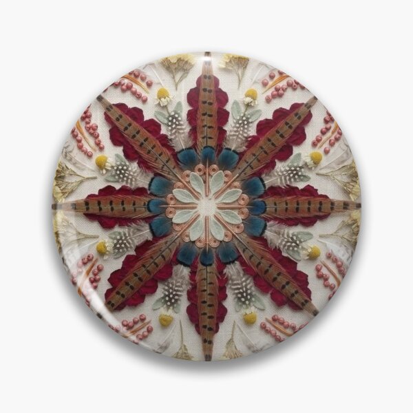 Item preview, Feathered Floral Star designed and sold by KingsArtworx 2.