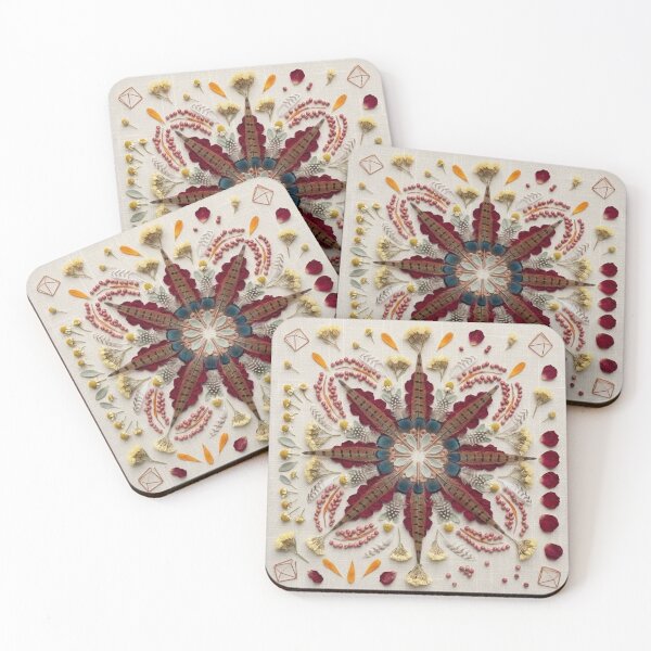 Item preview, Feathered Floral Star designed and sold by KingsArtworx 2.