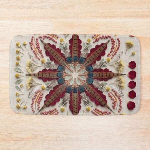 Item preview, Feathered Floral Star designed and sold by KingsArtworx 2.