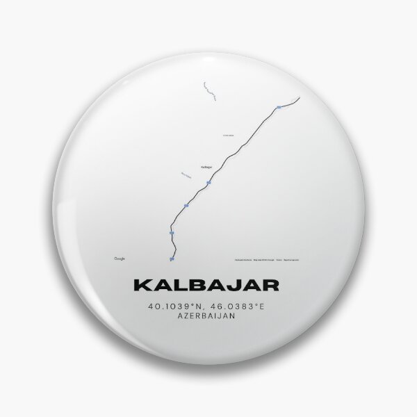 Item preview, Kalbajar Azerbaijan Map Coordinates – Minimalist Geographic Location Design designed and sold by RM-Journey.
