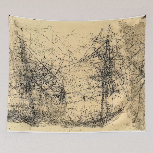 Item preview, Barco - art informel designed and sold by NeonCanvasDream.