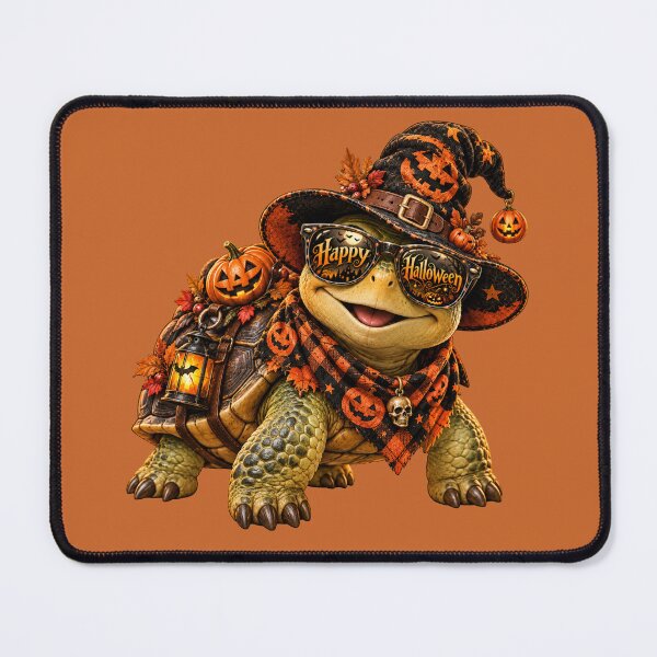 Item preview, Witch Tortoise Halloween Sunglasses Art – Cute Turtle Lantern Print designed and sold by MagicMakerPh.