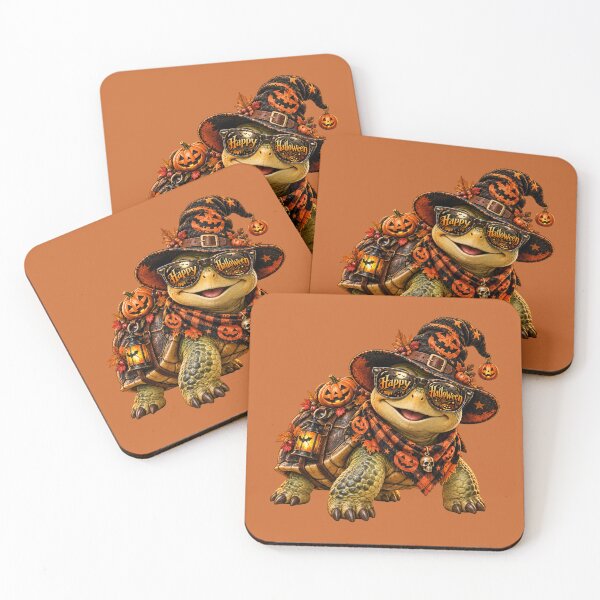 Item preview, Witch Tortoise Halloween Sunglasses Art – Cute Turtle Lantern Print designed and sold by MagicMakerPh.